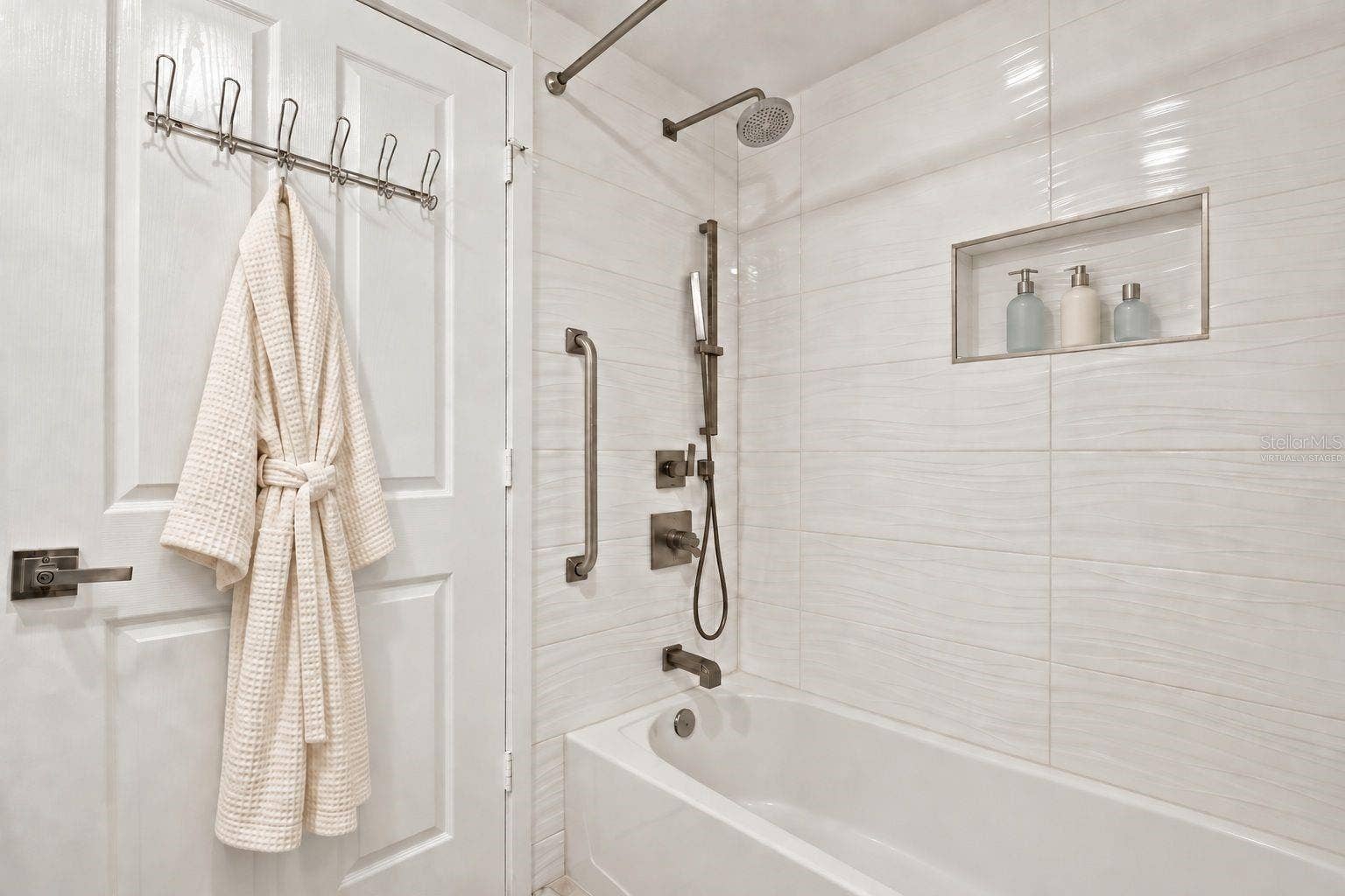 4993 BACOPA LANE S, #304, St Petersburg, FL 33715 Primaray bath virtually staged