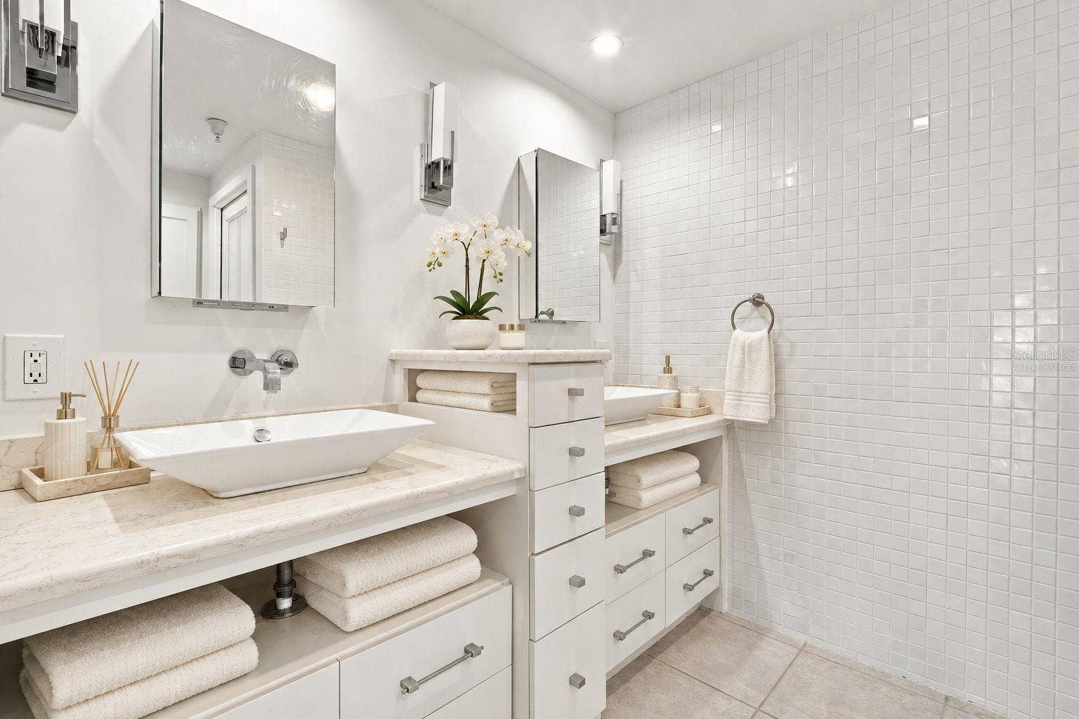 4993 BACOPA LANE S, #304, St Petersburg, FL 33715 Primary Bathroom virtually staged