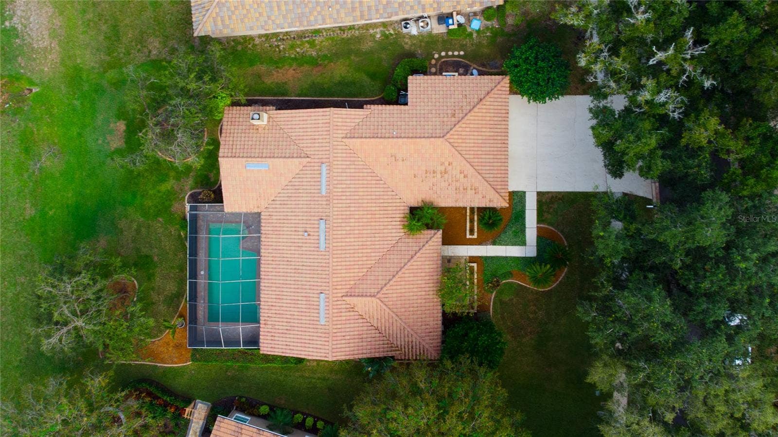 AERIAL VIEW OF HOME