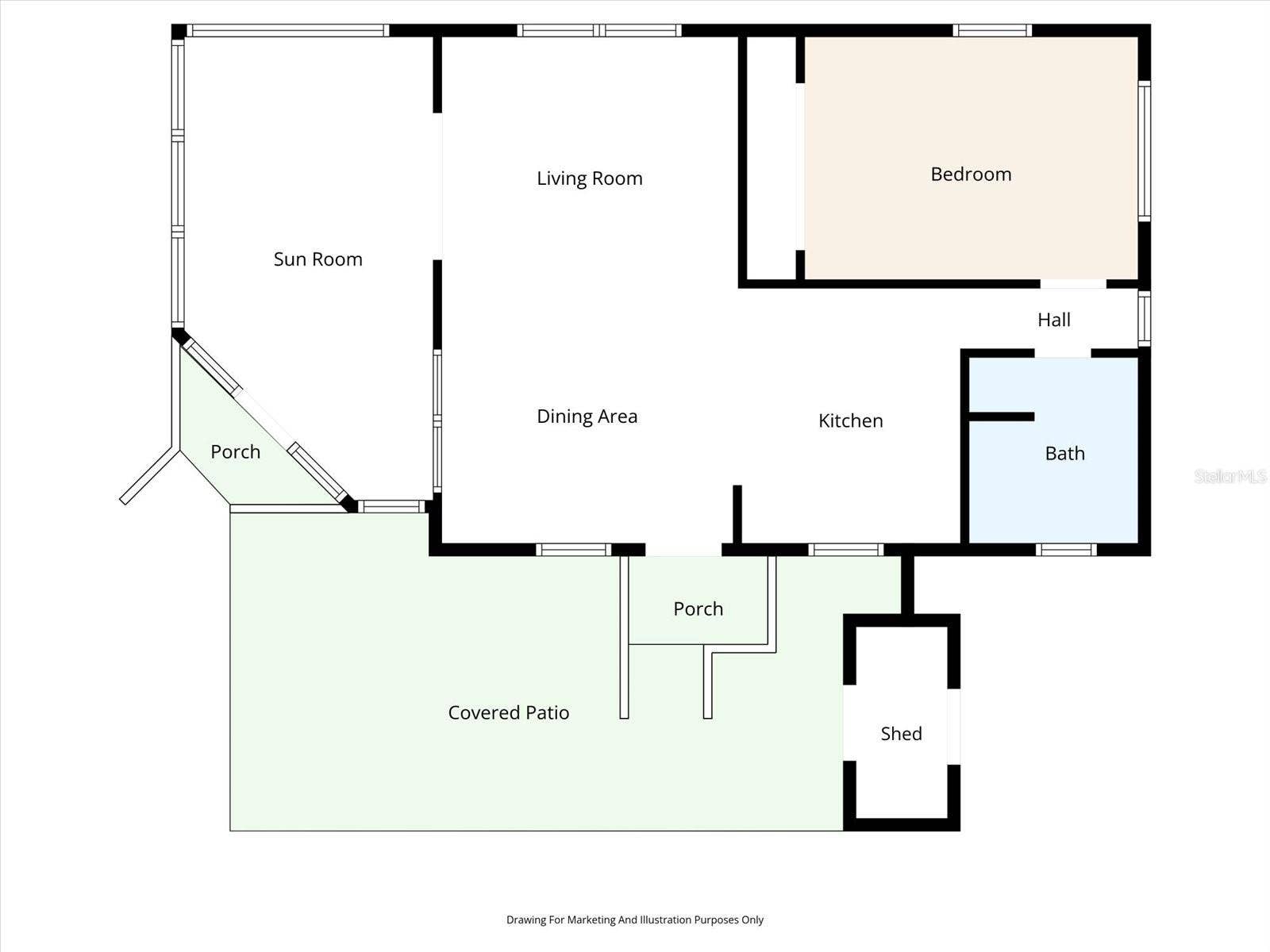 7880 54TH AVENUE N, #17, St Petersburg, FL 33709 Floorplan