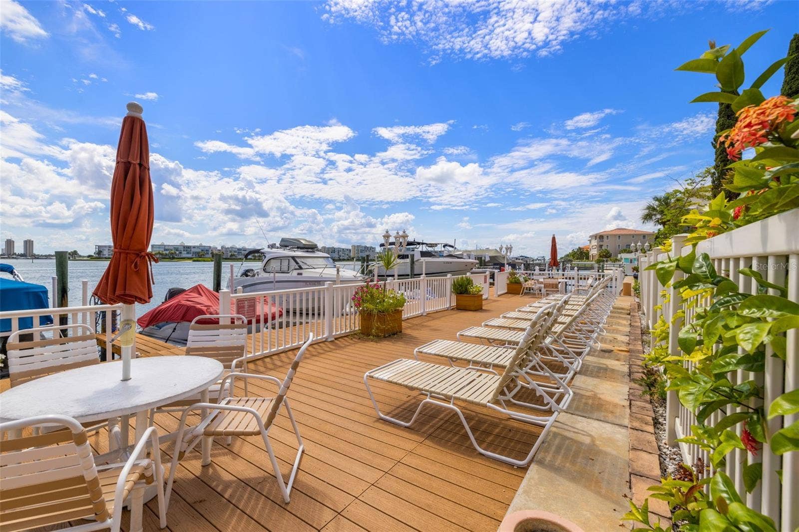 8921 BLIND PASS ROAD, #250, St Pete Beach, FL 33706 lounging deck