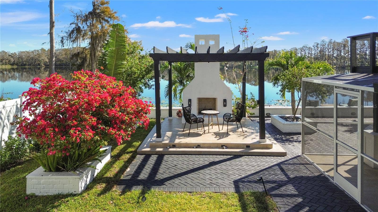 10908 LAND O LAKES BOULEVARD, Land O Lakes, FL 34638 Custom built fireplace