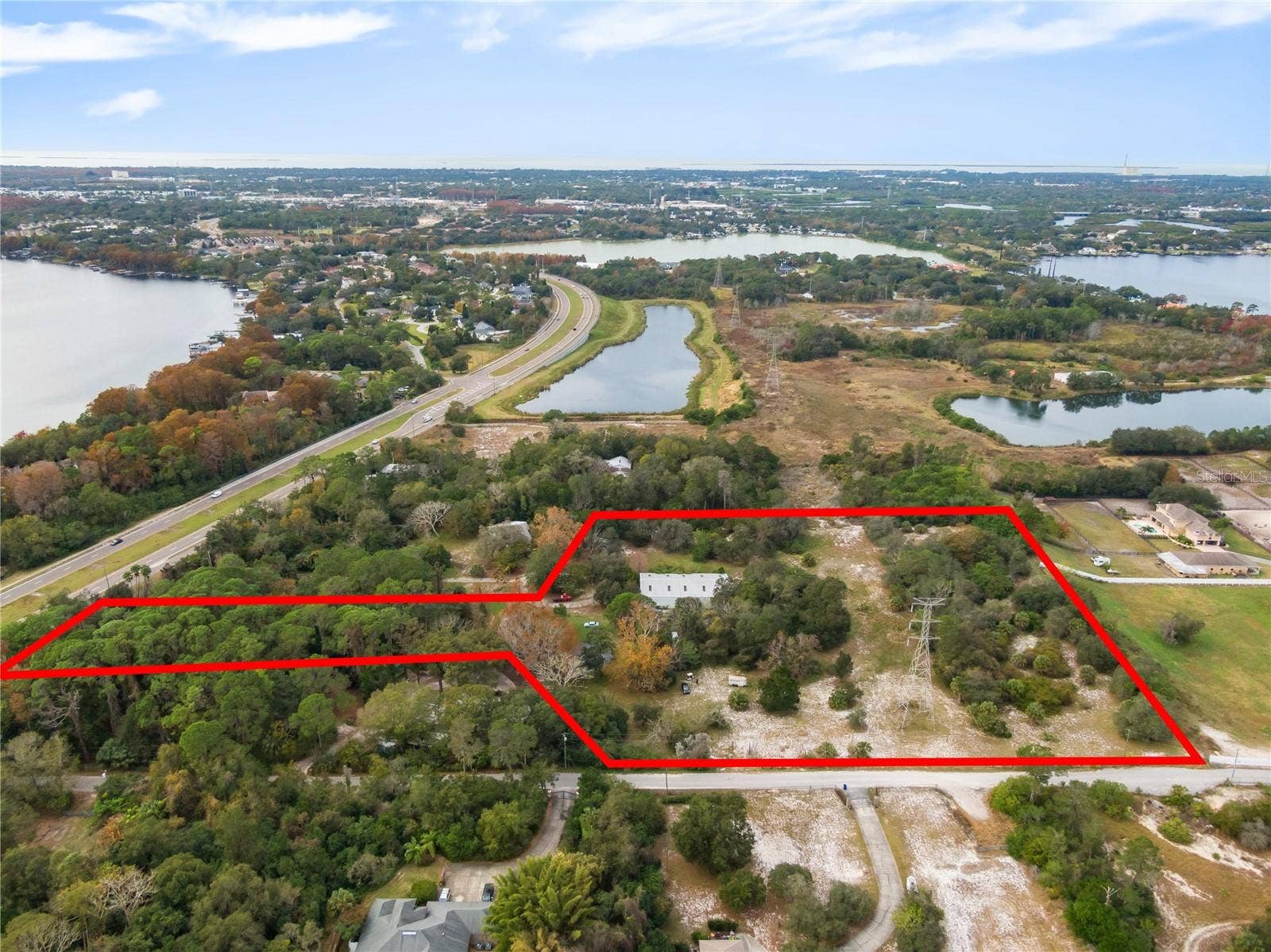 2373 KEYSTONE ROAD, Tarpon Springs, FL 34688 Approximate Boundary Lines