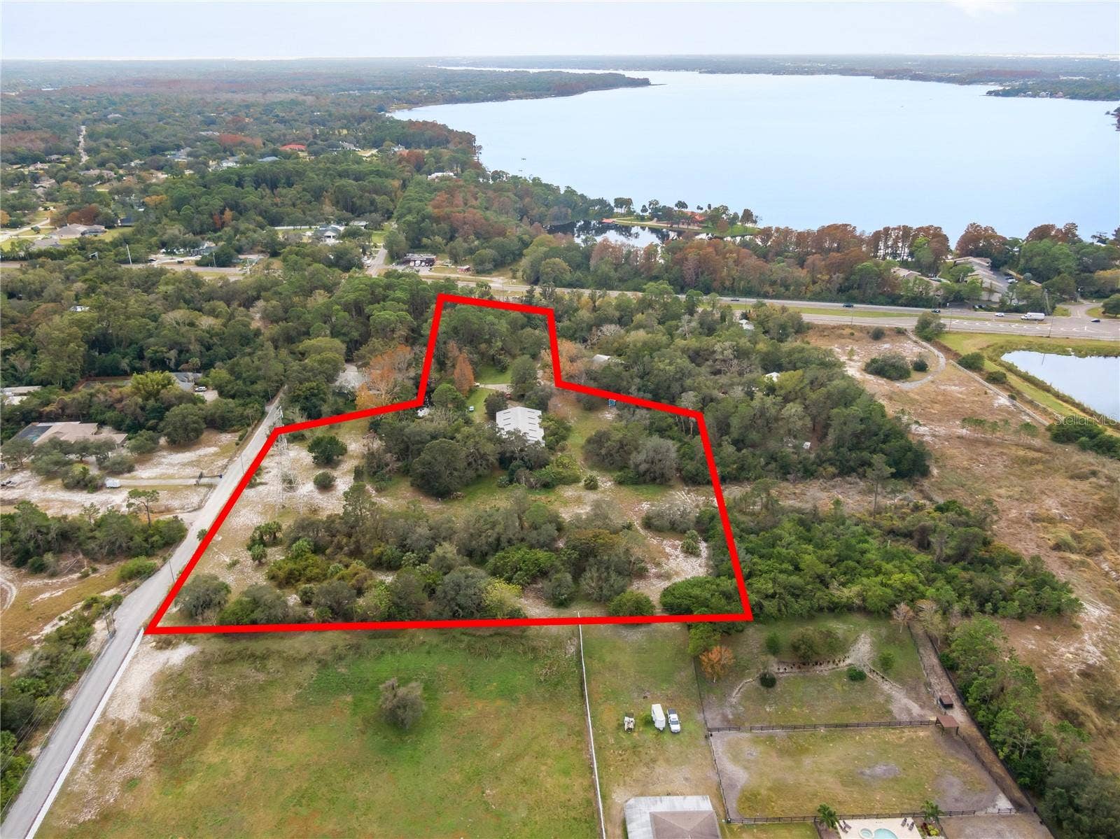 2373 KEYSTONE ROAD, Tarpon Springs, FL 34688 Approximate Boundary Lines