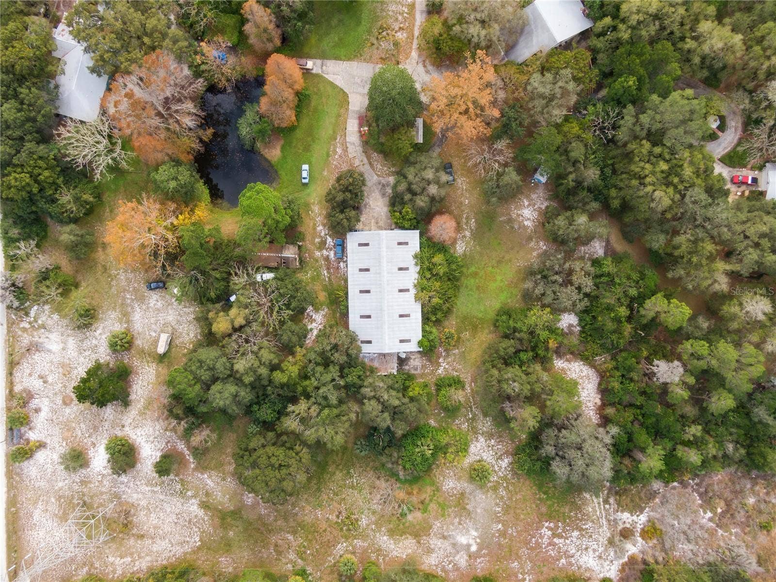 2373 KEYSTONE ROAD, Tarpon Springs, FL 34688 Overhead of the workshop