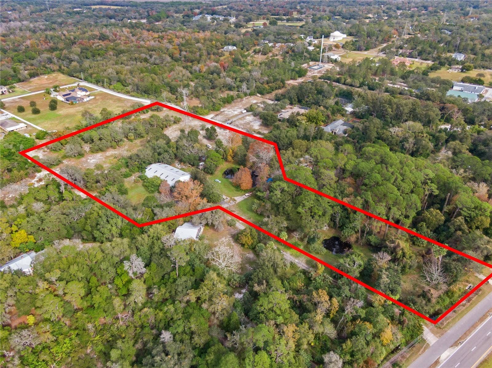 2373 KEYSTONE ROAD, Tarpon Springs, FL 34688 Approximate Boundary Lines