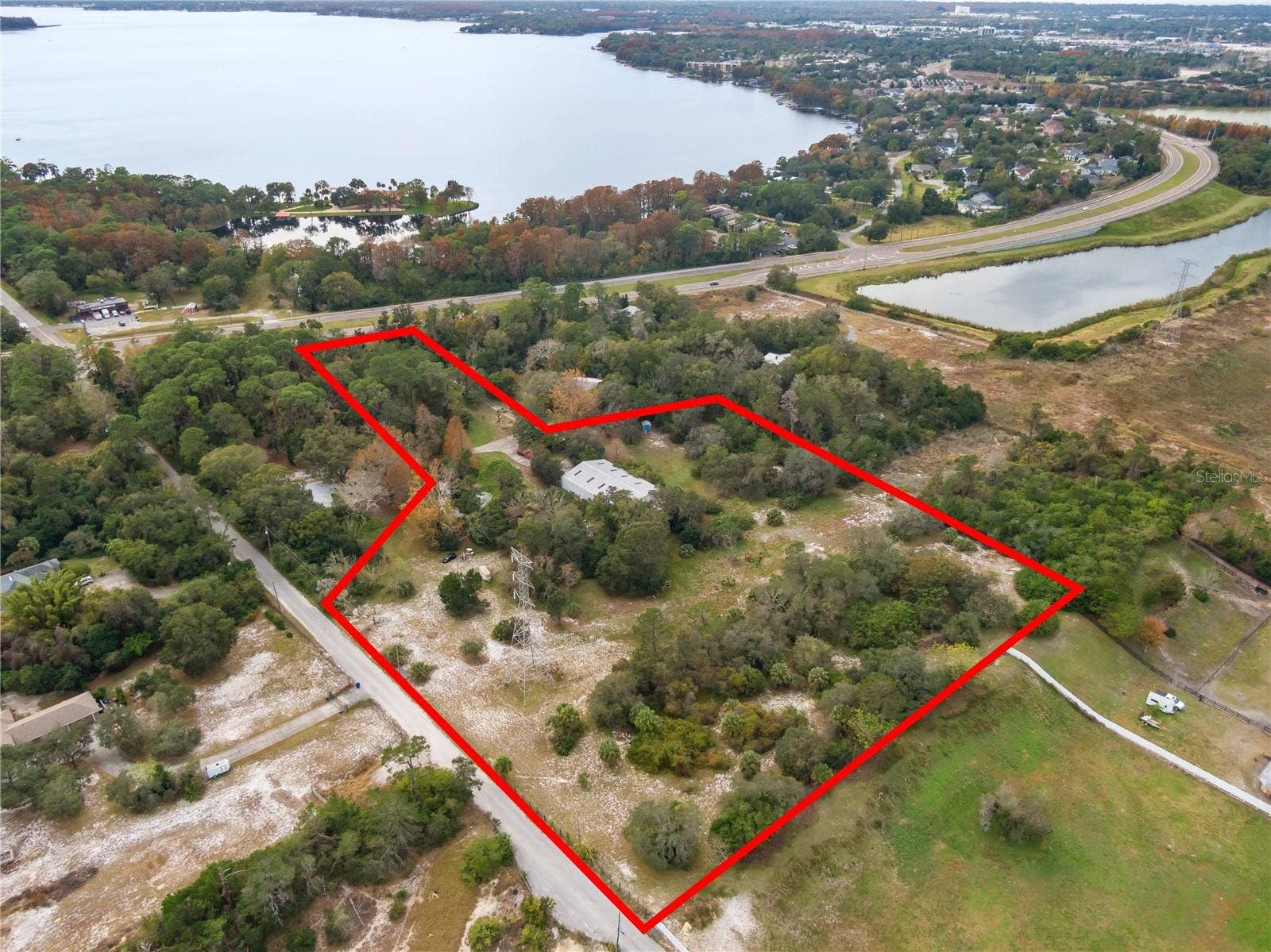 2373 KEYSTONE ROAD, Tarpon Springs, FL 34688 Approximate Boundary Lines