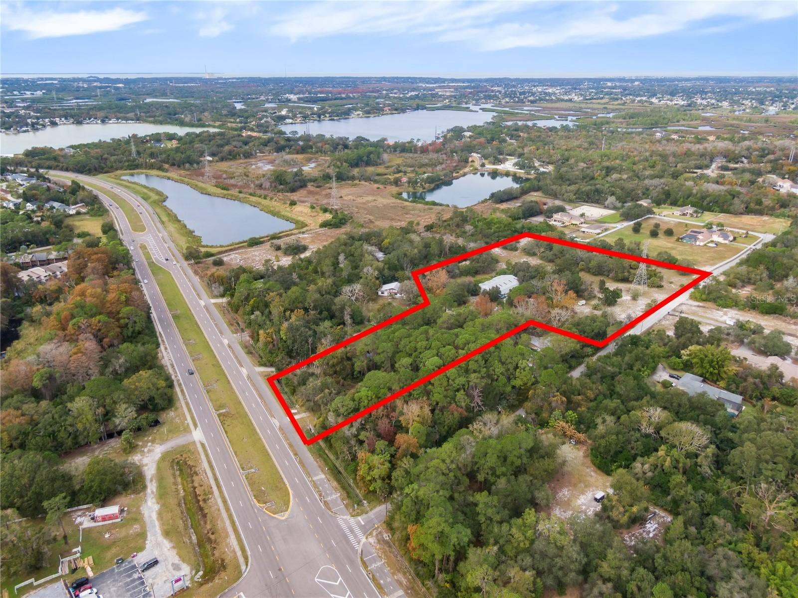 2373 KEYSTONE ROAD, Tarpon Springs, FL 34688 Approximate Boundary Lines