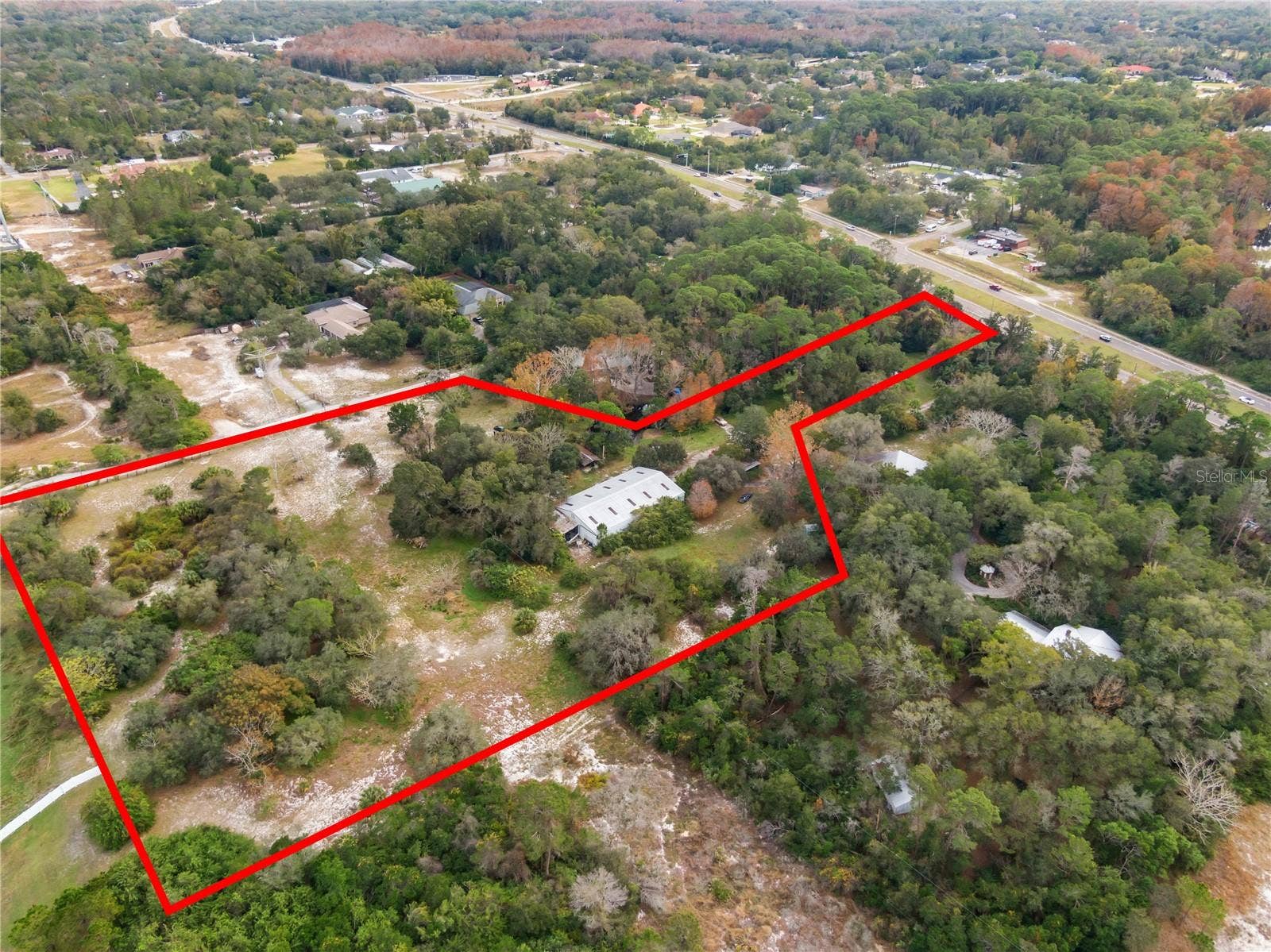 2373 KEYSTONE ROAD, Tarpon Springs, FL 34688 Approximate Boundary Lines