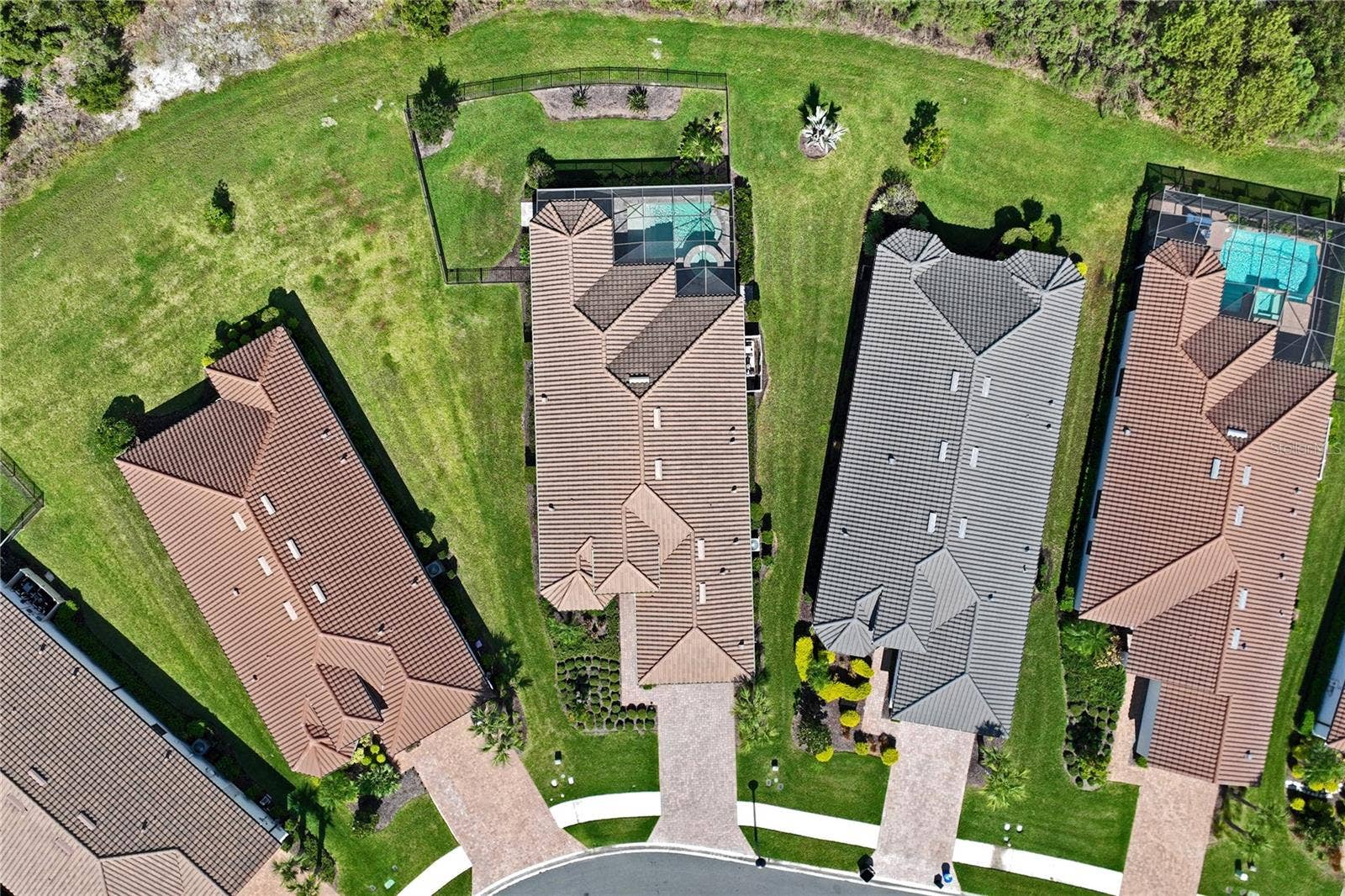 bird's eye view of home