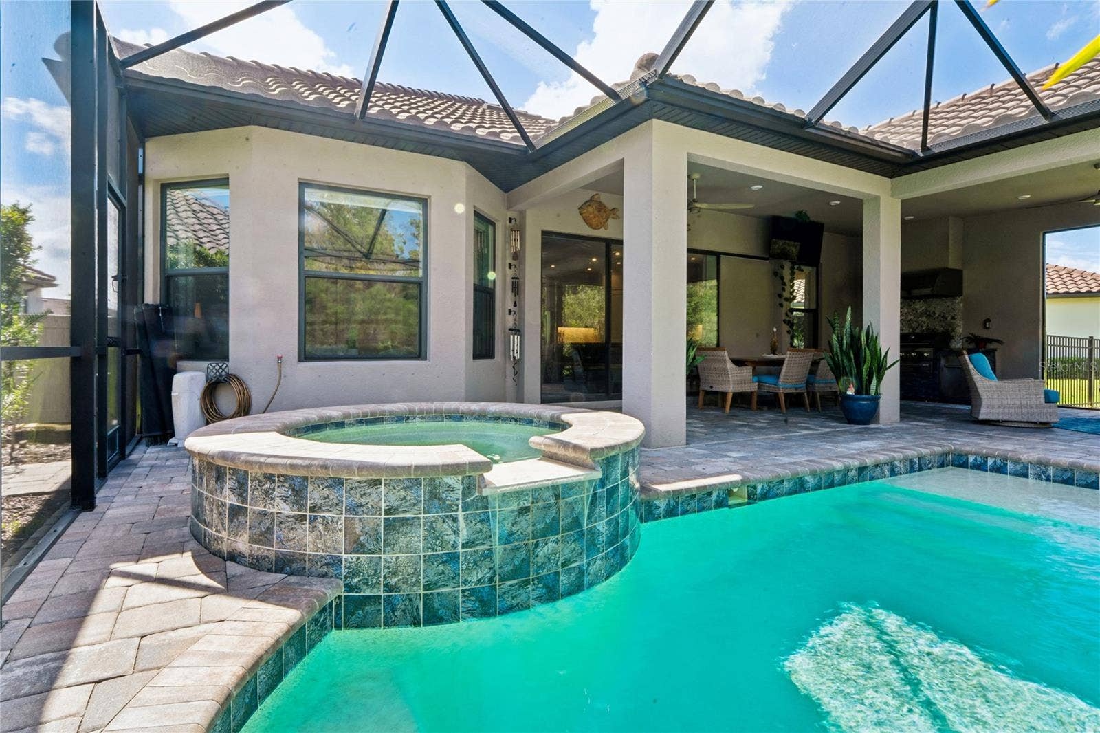 Gas heated Spa