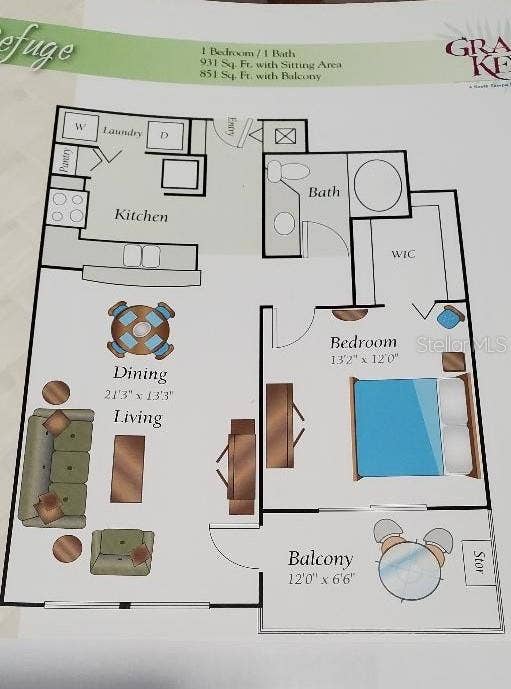 4207 S DALE MABRY HIGHWAY S, #5109, Tampa, FL 33611 FLOORPLAN