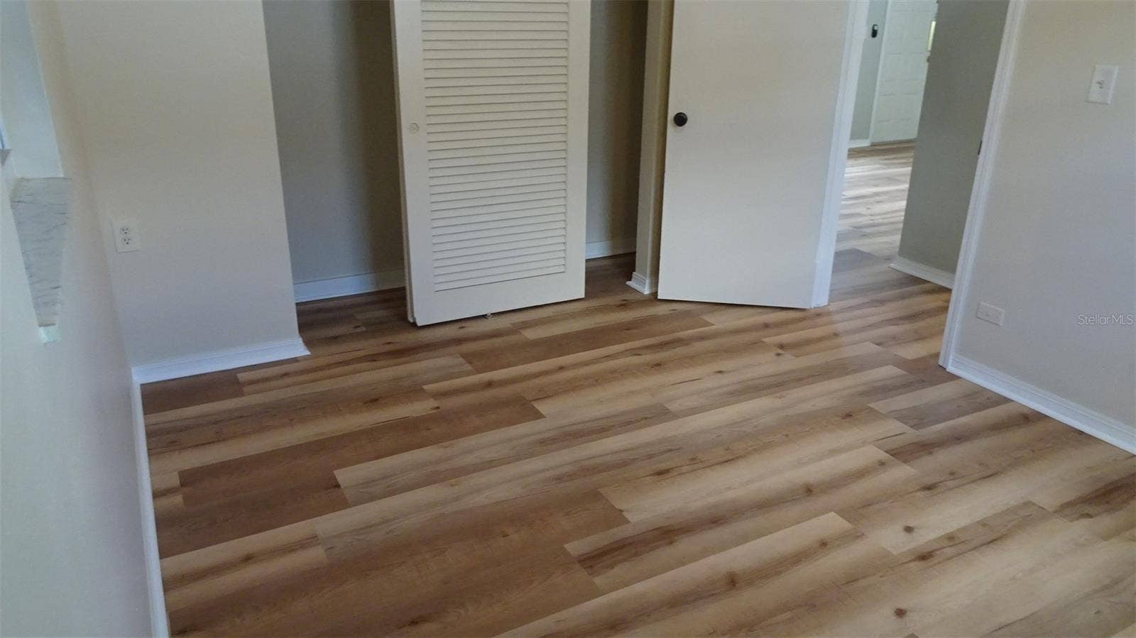 7809 38TH TERRACE N, St Petersburg, FL 33709 Nice floors! Primary bedroom, wooded closet doors, not the old metal.