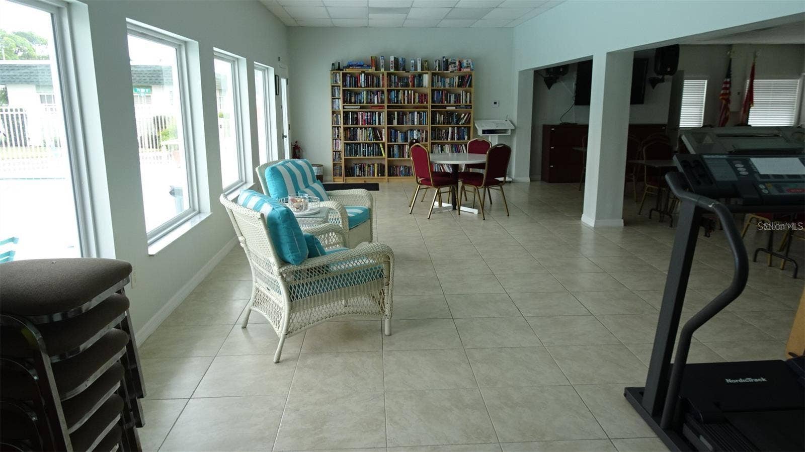 7809 38TH TERRACE N, St Petersburg, FL 33709 Library and some work out equipment in clubhouse