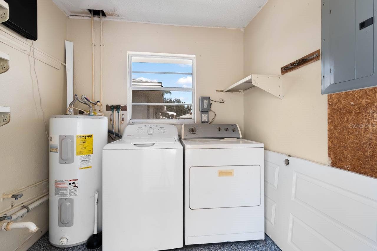 701 W BROCKTON PLACE, Sun City Center, FL 33573 Laundry room New washer 2025