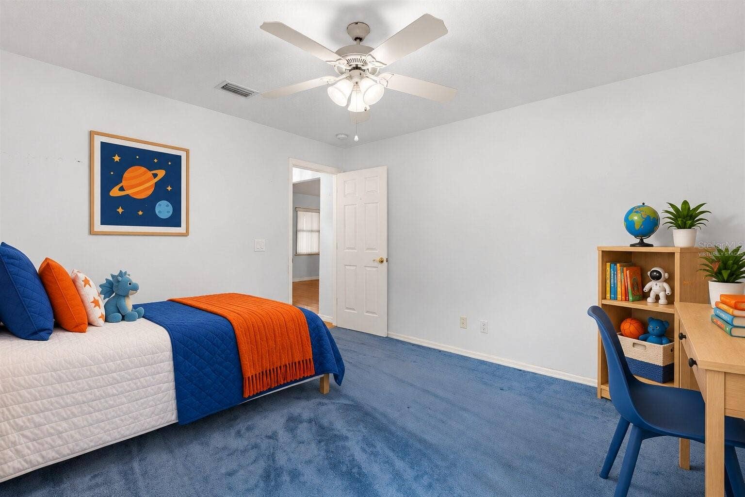 Virtually Staged - Second Bedroom