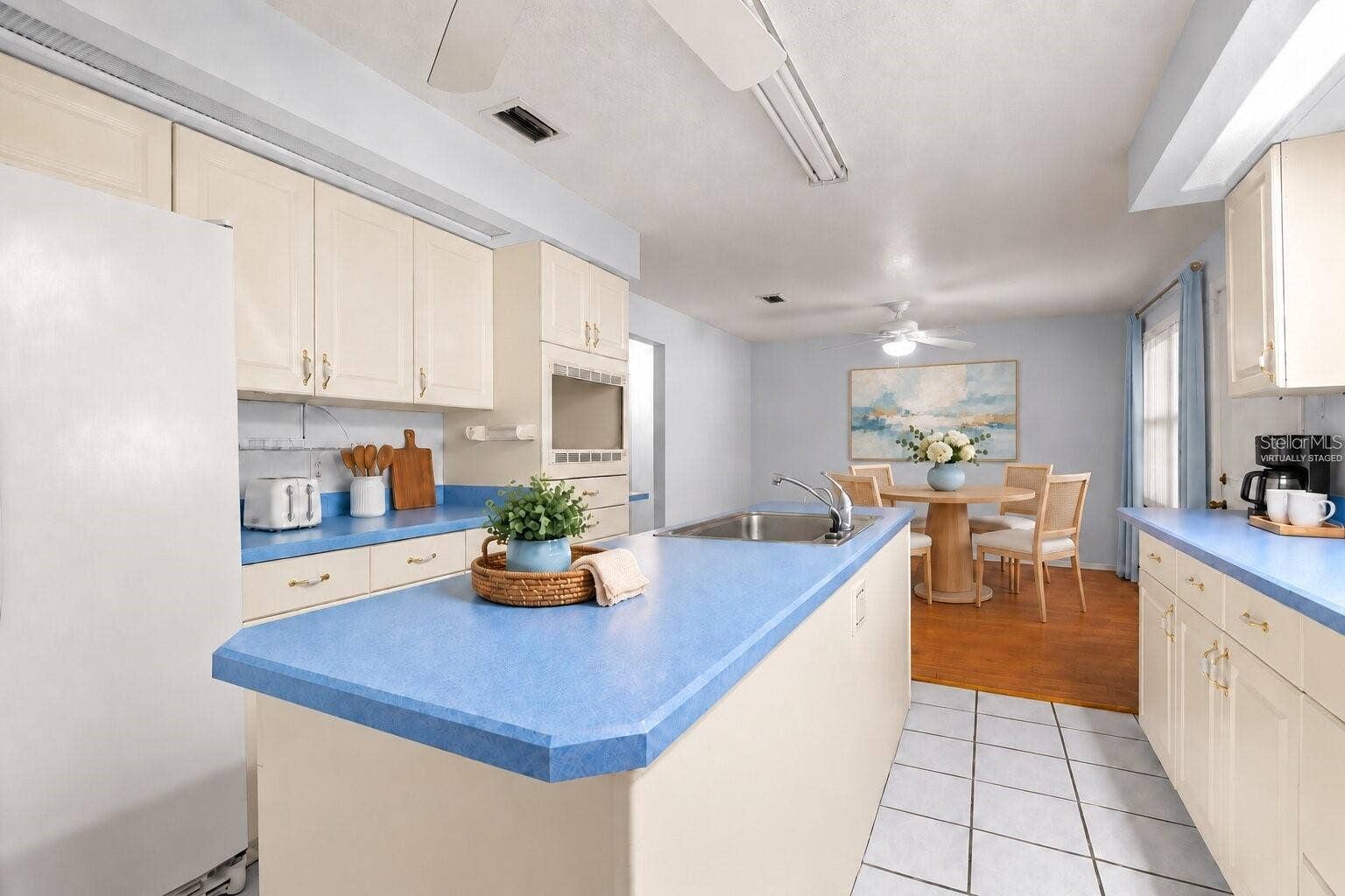 Virtually Staged - Kitchen and Dining Room