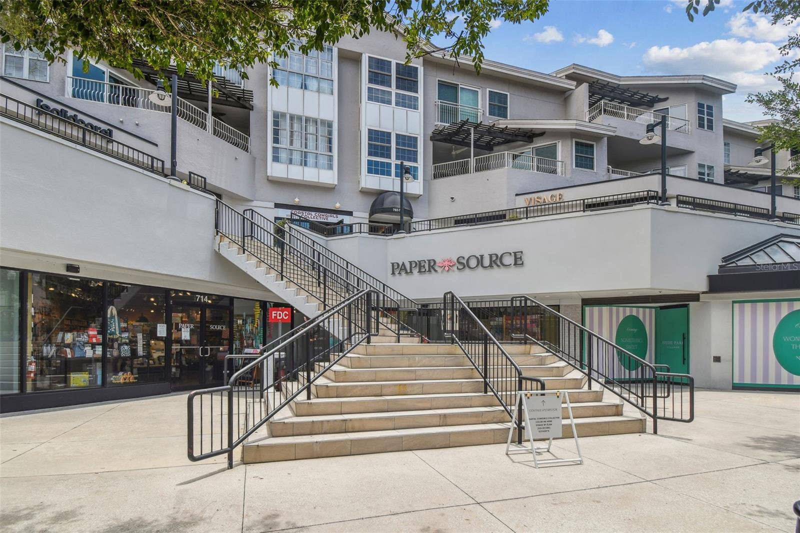 Hyde Park shopping center, just a quick walk from the condo.