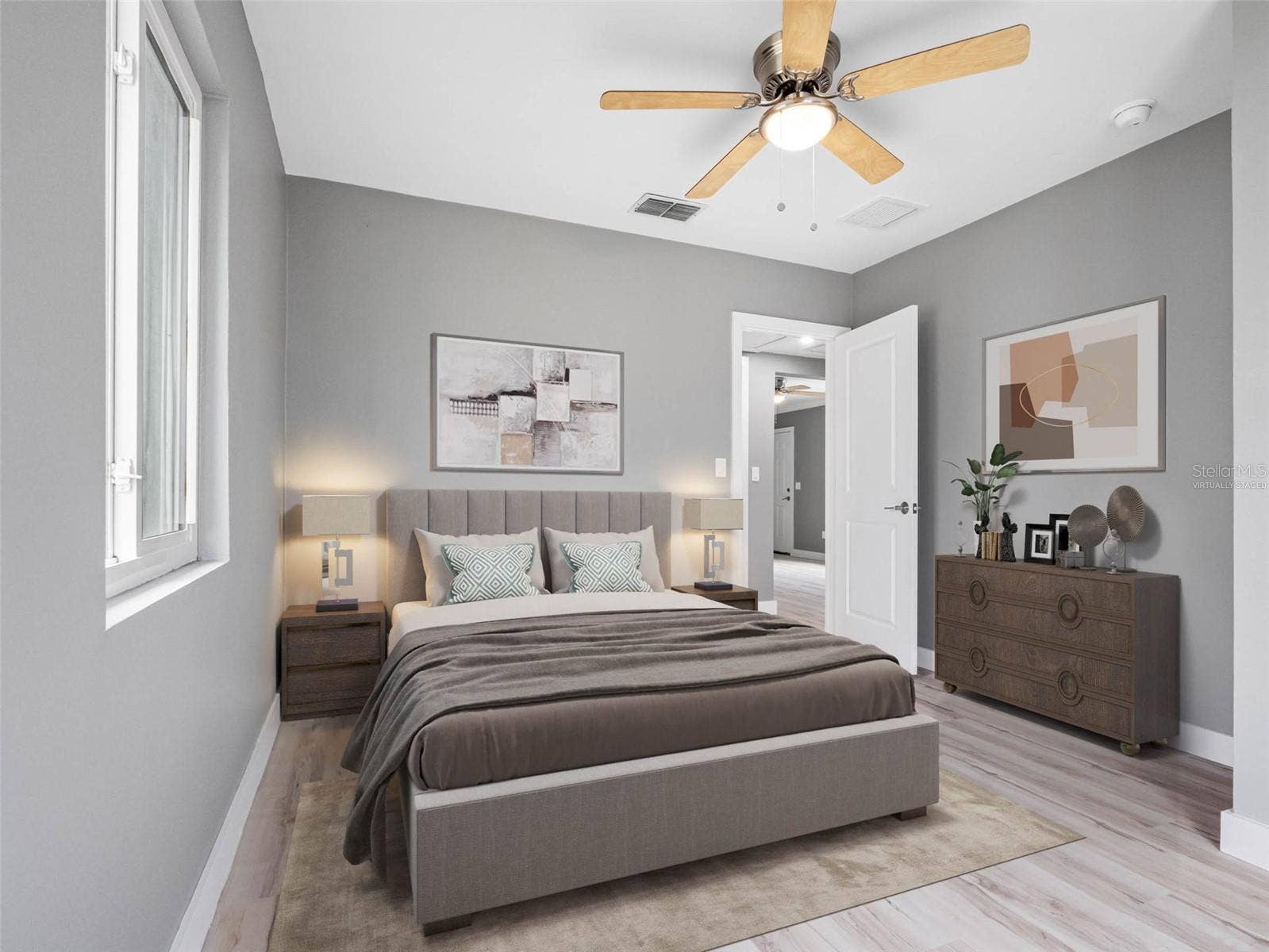 540 80TH AVENUE, St Pete Beach, FL 33706 Virtually staged bedroom