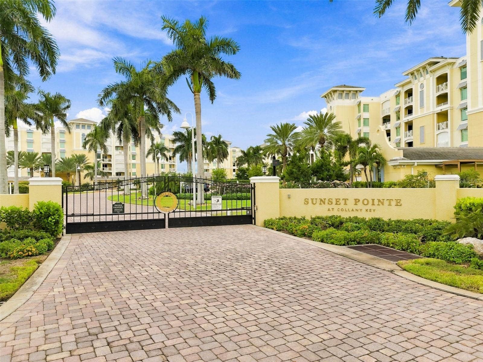 650 COLLANY ROAD, #406, Tierra Verde, FL 33715 Entrance gate