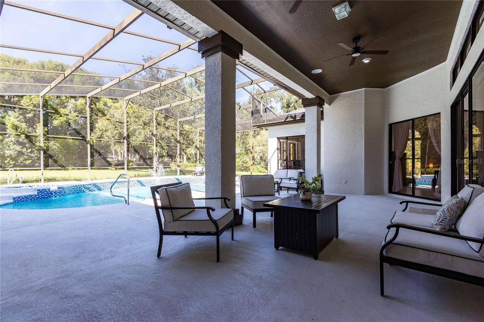 32305 PASCO ROAD, San Antonio, FL 33576 Covered lanai for relaxation!