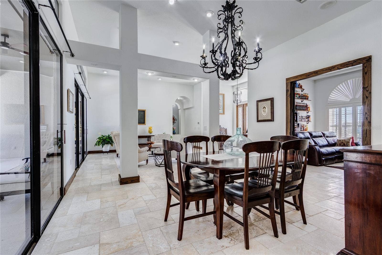 32305 PASCO ROAD, San Antonio, FL 33576 Dining area with sliders that lead to pool!