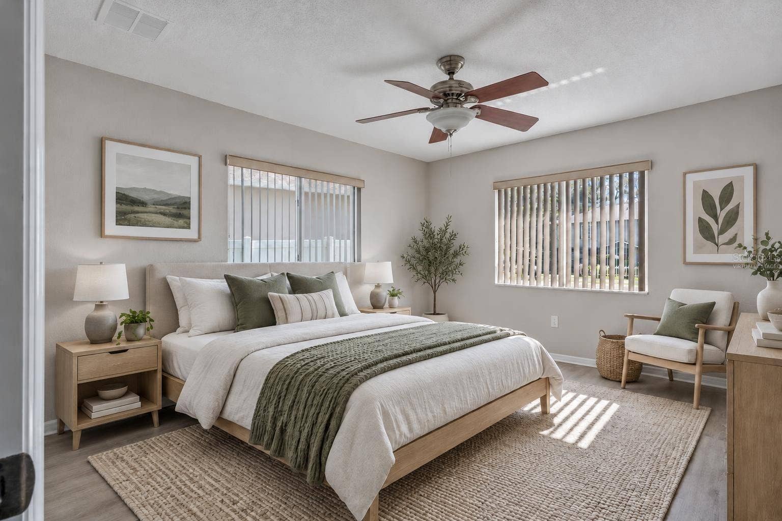 7399 TANAWANDA TRAIL, Spring Hill, FL 34606 Virtually Staged Primary bedroom