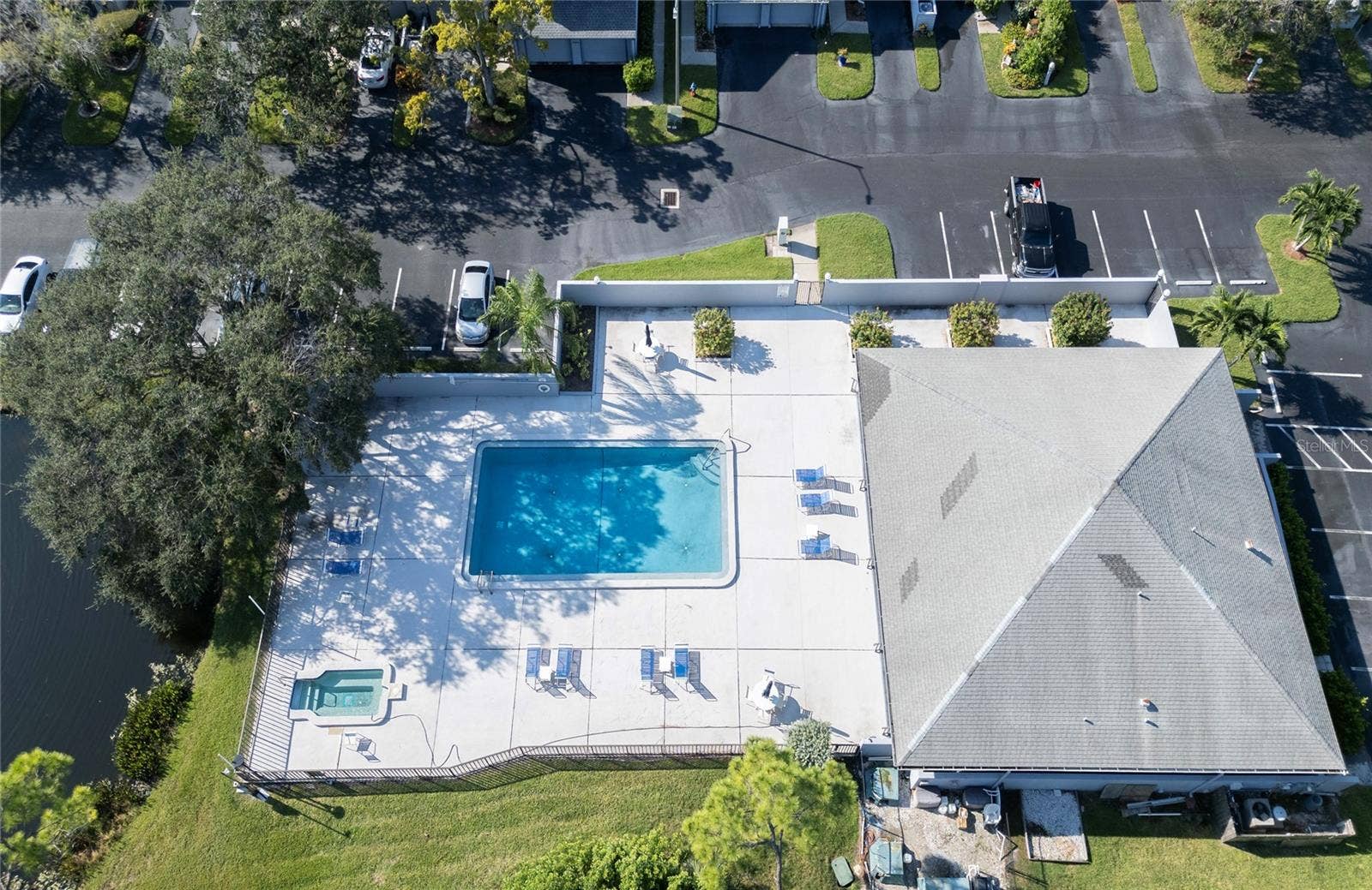 9200 PARK BOULEVARD, #105, Seminole, FL 33777 Community Pool, spa and clubhouse