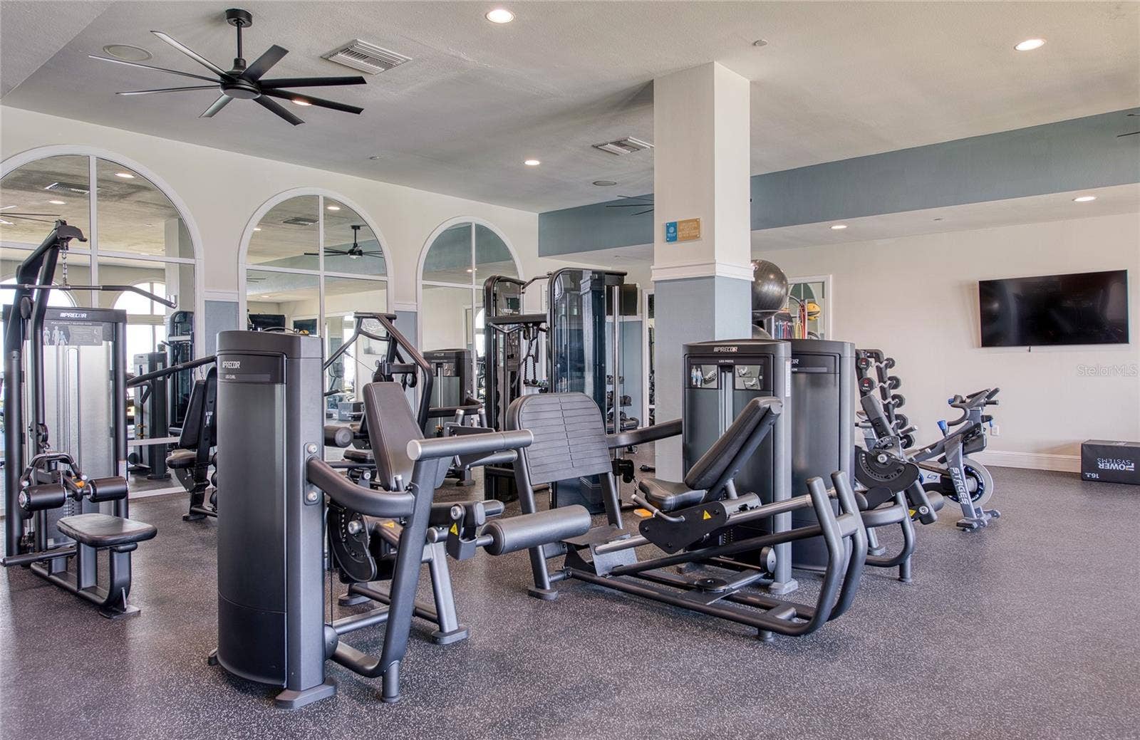 Fitness Center also has strength machines