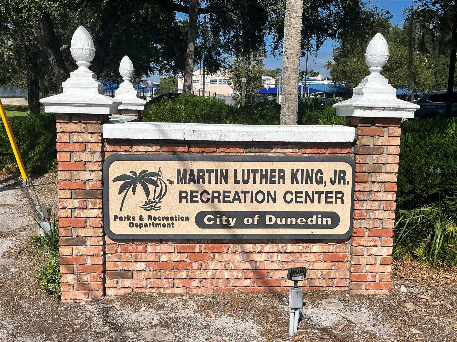 Across from the rec center
