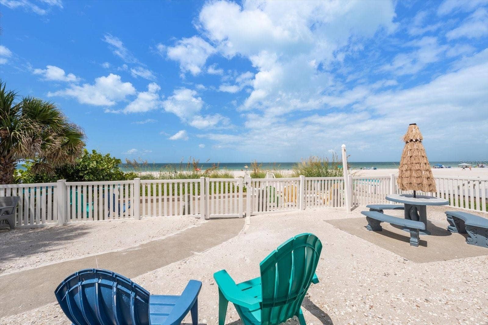 1512 GULF BOULEVARD, Indian Rocks Beach, FL 33785 View to beach.