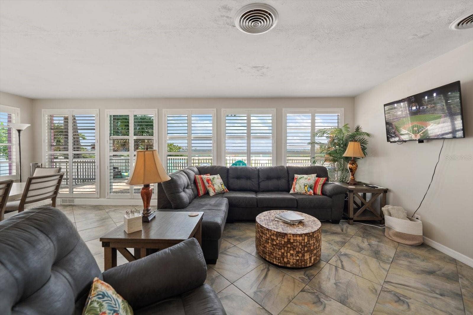 1512 GULF BOULEVARD, Indian Rocks Beach, FL 33785 Main home-living area-property comes fully furnished