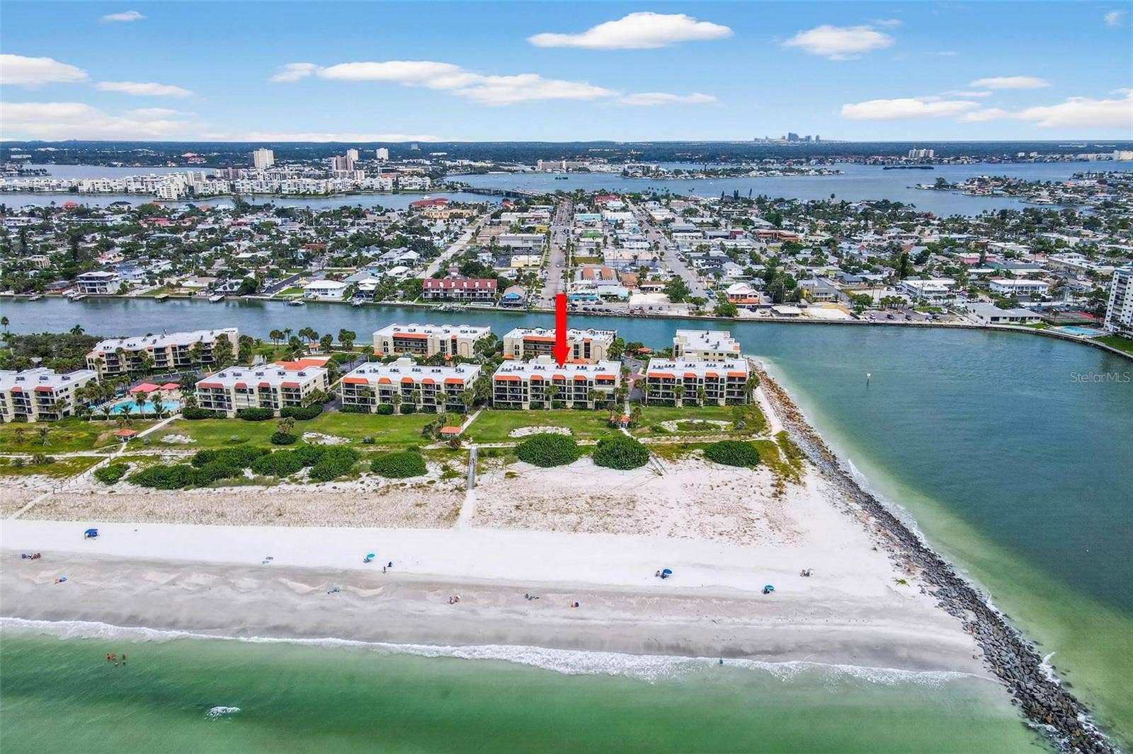 7434 BAYSHORE DRIVE, #202, Treasure Island, FL 33706 Gulf View