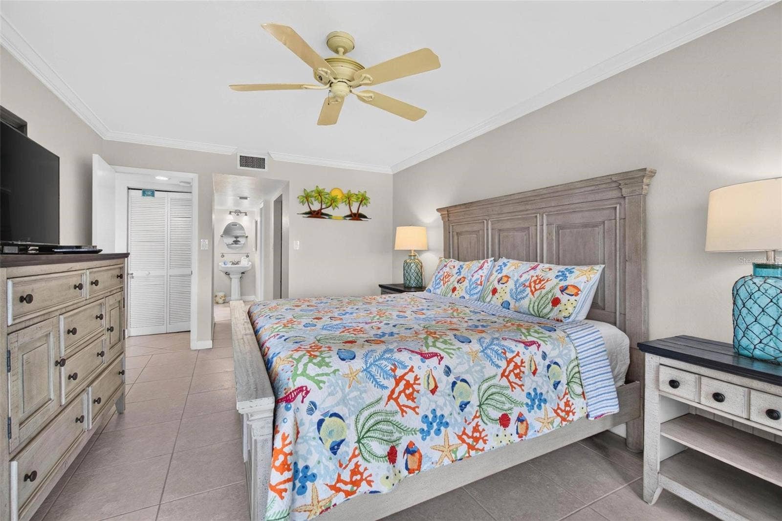 7434 BAYSHORE DRIVE, #202, Treasure Island, FL 33706 Master Bedroom
