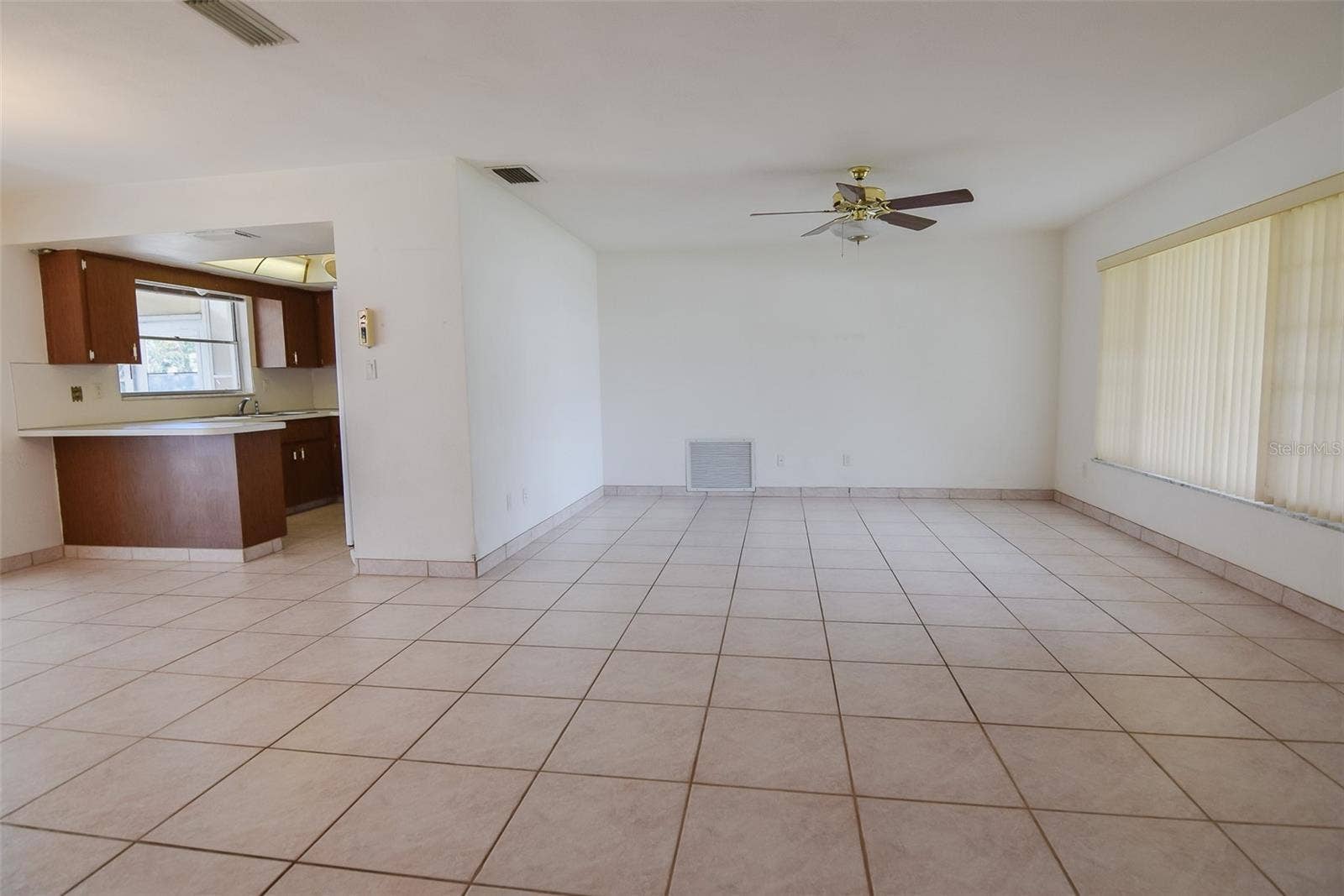 Kitchen and Living Room