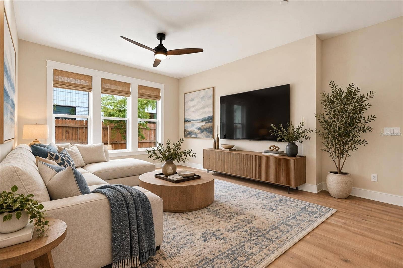 2544 1ST AVENUE N, St Petersburg, FL 33713 1st Floor Living Room - AI Staging