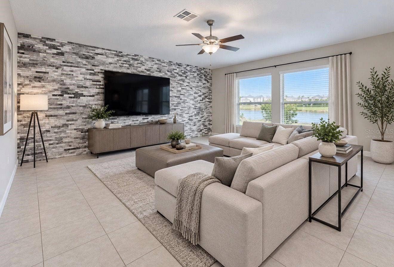11911 FIELD THISTLE COURT, Riverview, FL 33579 Living Room | Virtually Staged