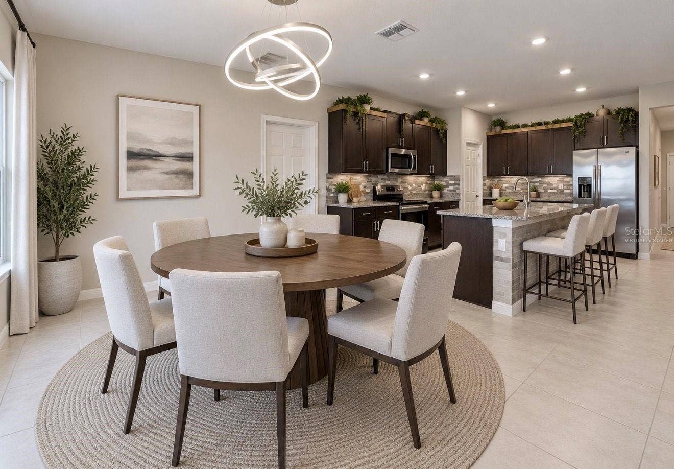 11911 FIELD THISTLE COURT, Riverview, FL 33579 Breakfast Area | Virtually Staged