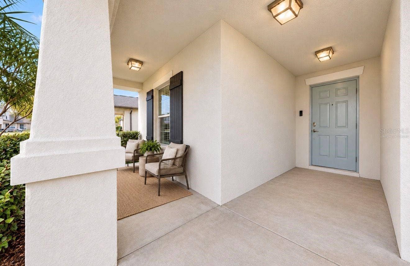 11911 FIELD THISTLE COURT, Riverview, FL 33579 Front Porch | Virtually Staged