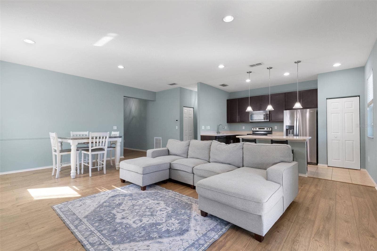 Open Concept Living Room/Dining Room/Kitchen