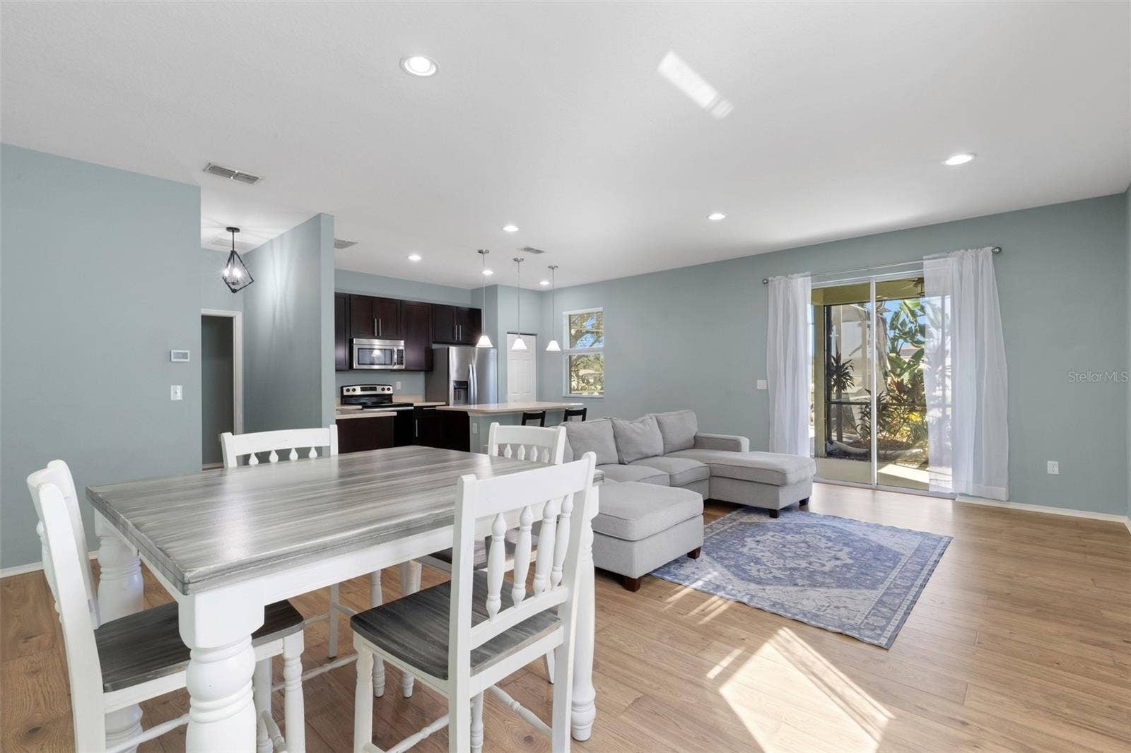 Open Concept Living Room/Dining Room/Kitchen