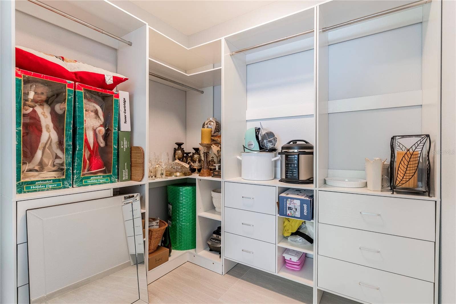404 HARBOR DRIVE S, Indian Rocks Beach, FL 33785 1st Guest Bedroom Walk-In Closet