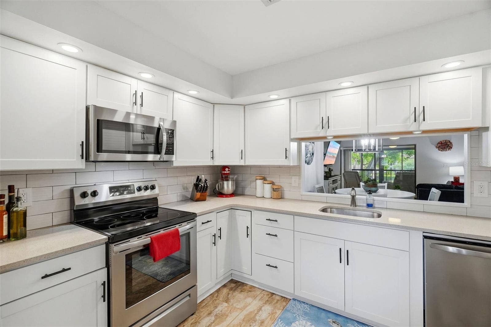 2700 NEBRASKA AVENUE, #2-203, Palm Harbor, FL 34684 Bright Kitchen w/Shaker Cabinetry