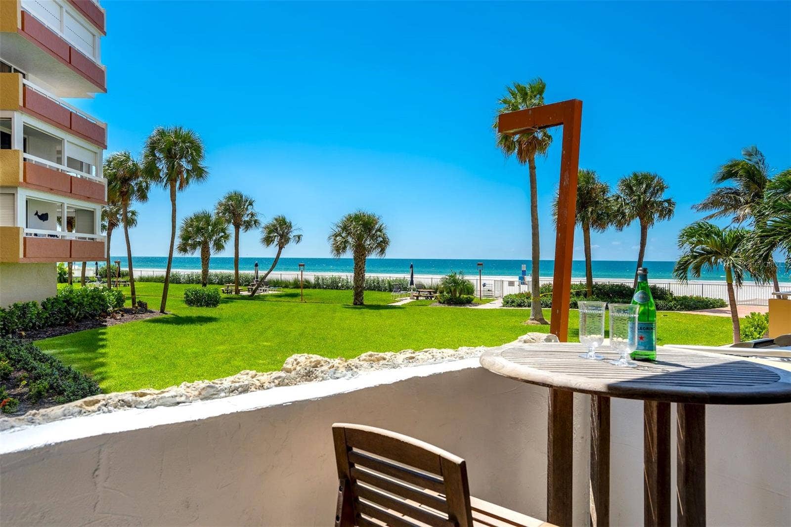17920 GULF BOULEVARD, #102, Redington Shores, FL 33708 Patio View
