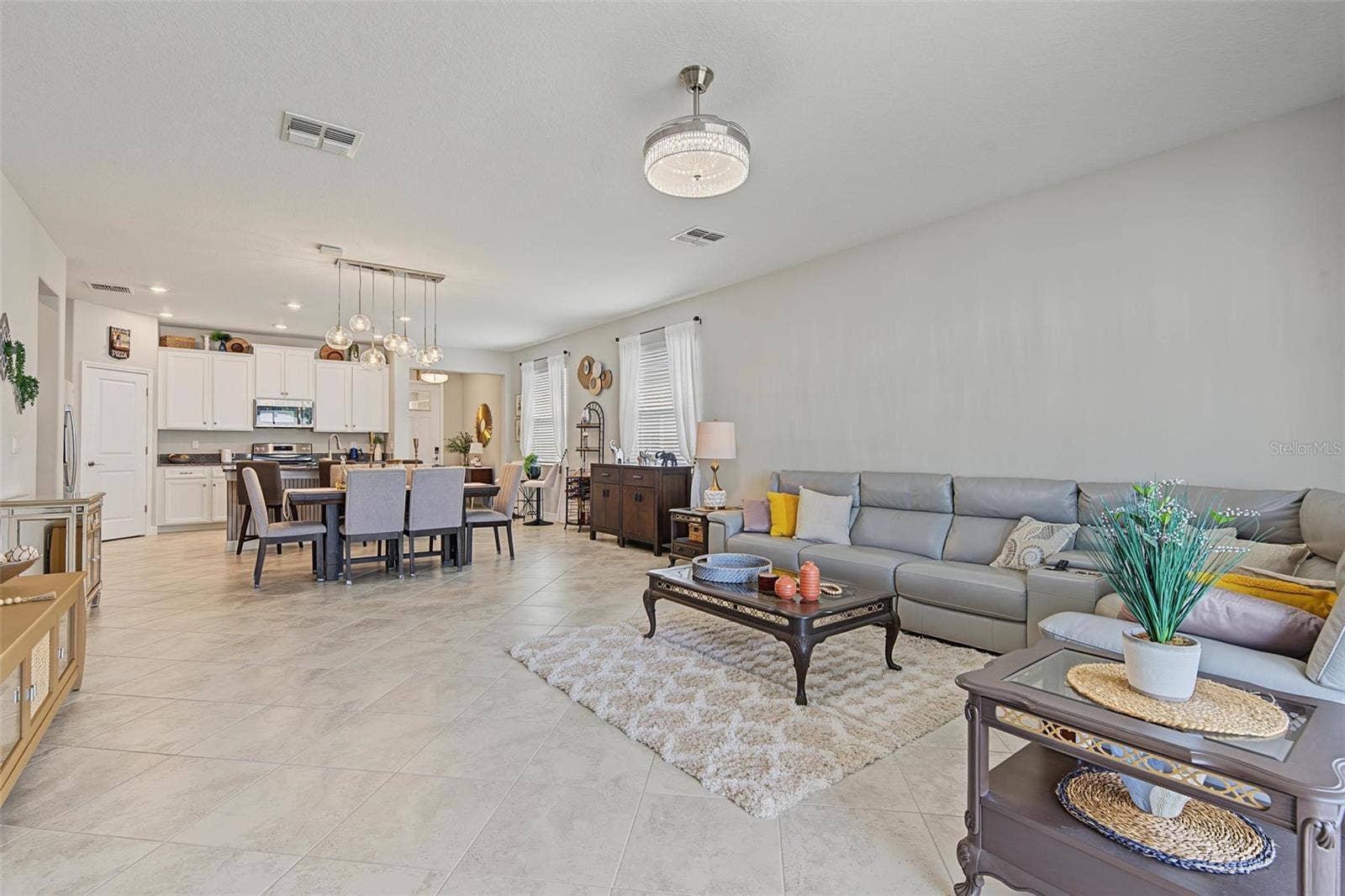 open floor plan