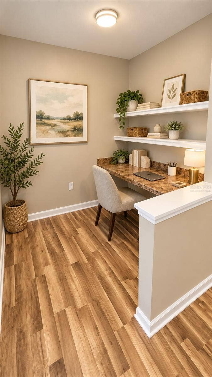 10209 COURTNEY PALMS BOULEVARD, #301, Tampa, FL 33619 Office Virtually Staged