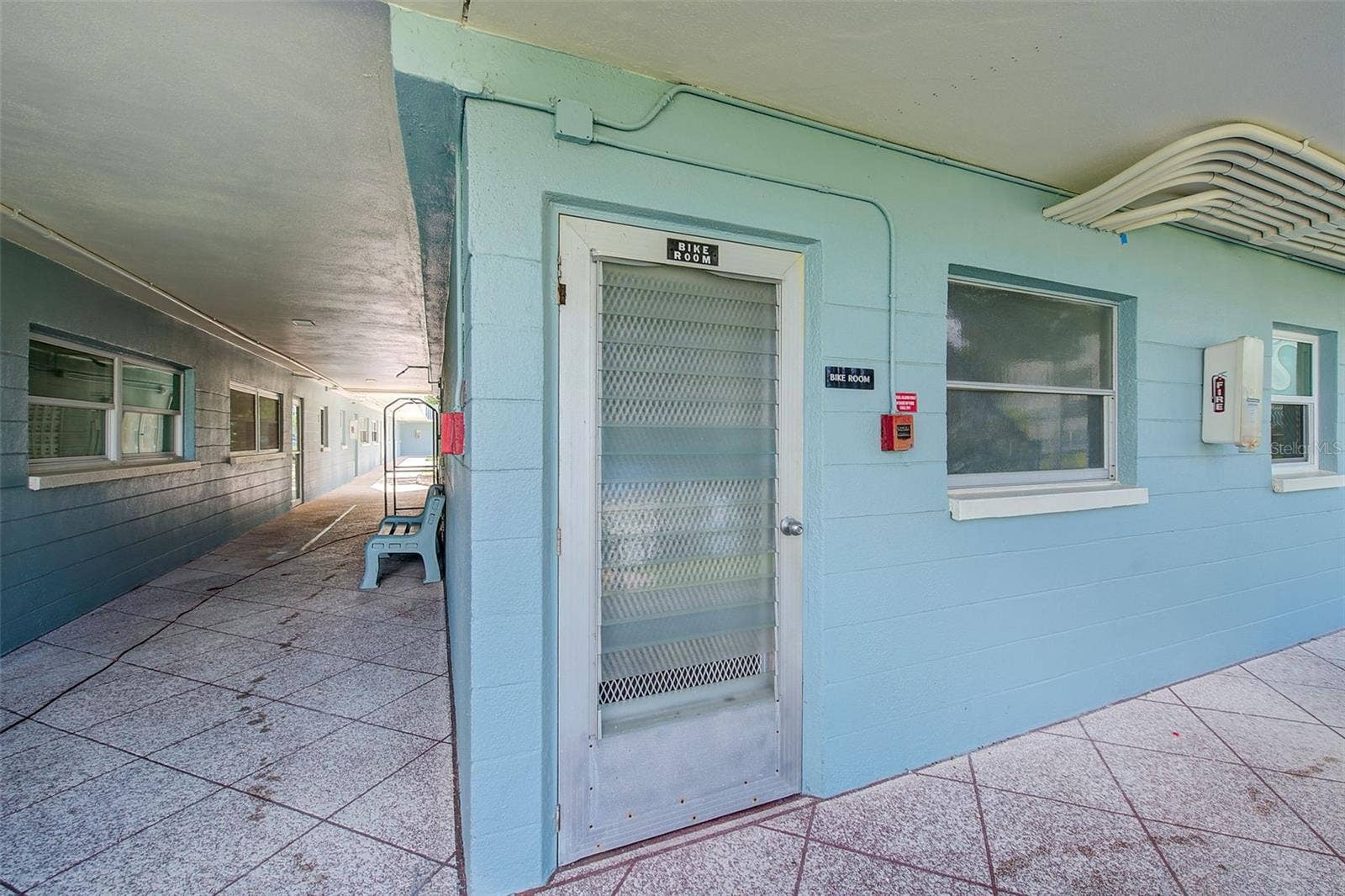6201 2ND STREET E, #74, St Pete Beach, FL 33706 Bike Storage on the 1st floor