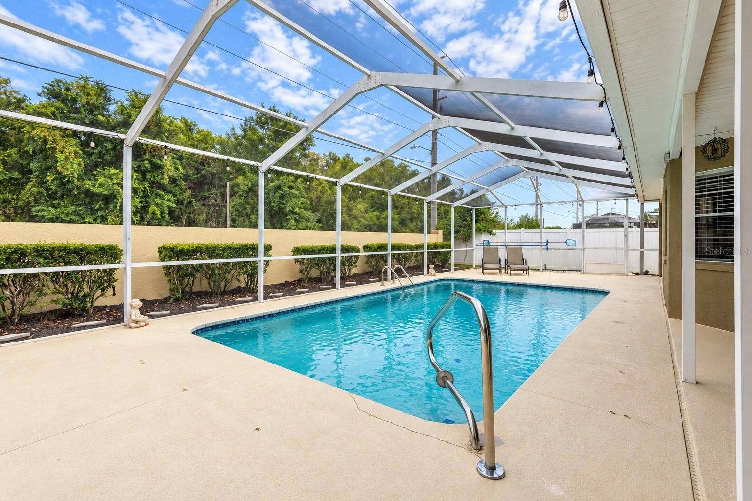 9713 LOMALINDA COURT, New Port Richey, FL 34655 6-foot-deep pool with two porches and a full pool bath.