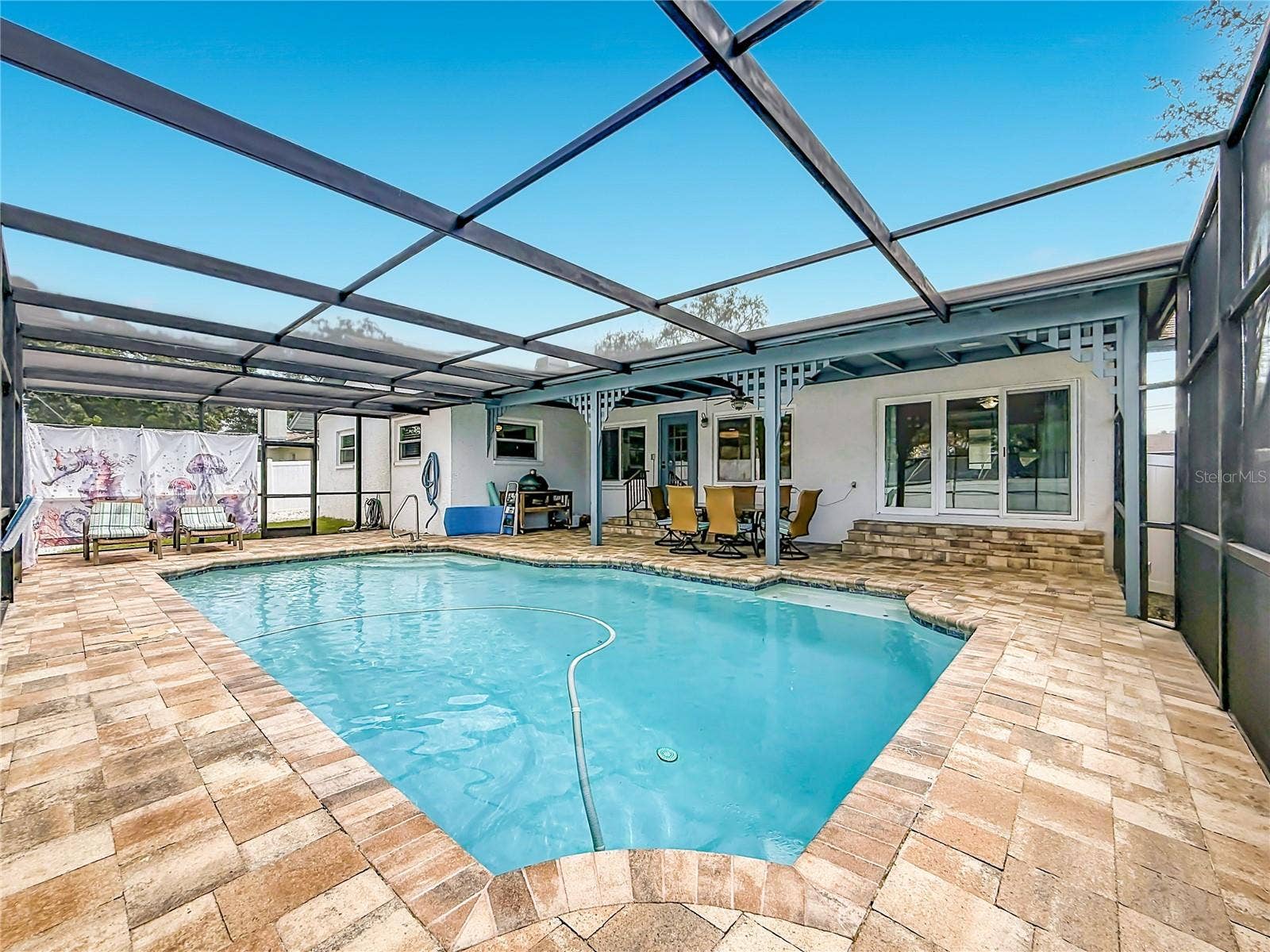 3314 ENTERPRISE ROAD E, Safety Harbor, FL 34695 Outdoor Living Space and Pool Area