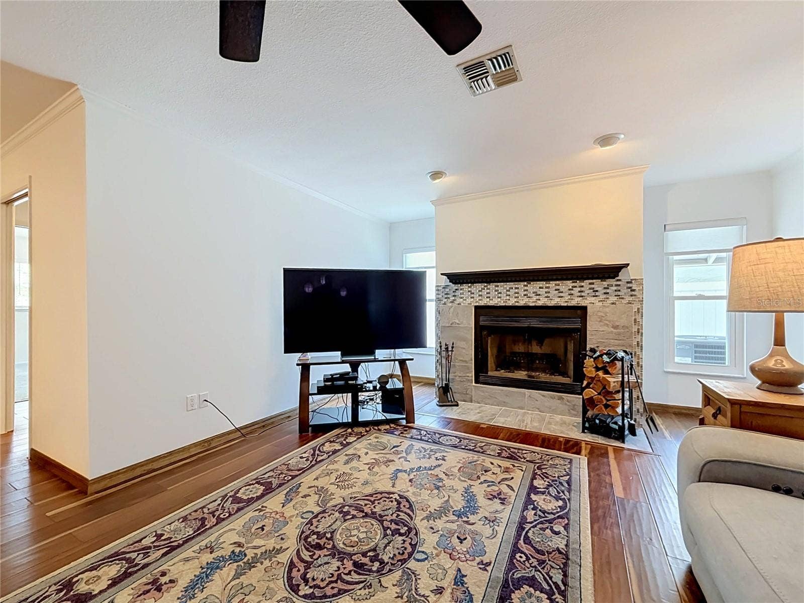 3314 ENTERPRISE ROAD E, Safety Harbor, FL 34695 Family Room - Wood Burning Fireplace